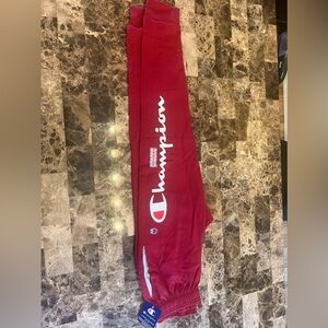 Mens Red Champion Sweatpants (Size-S)